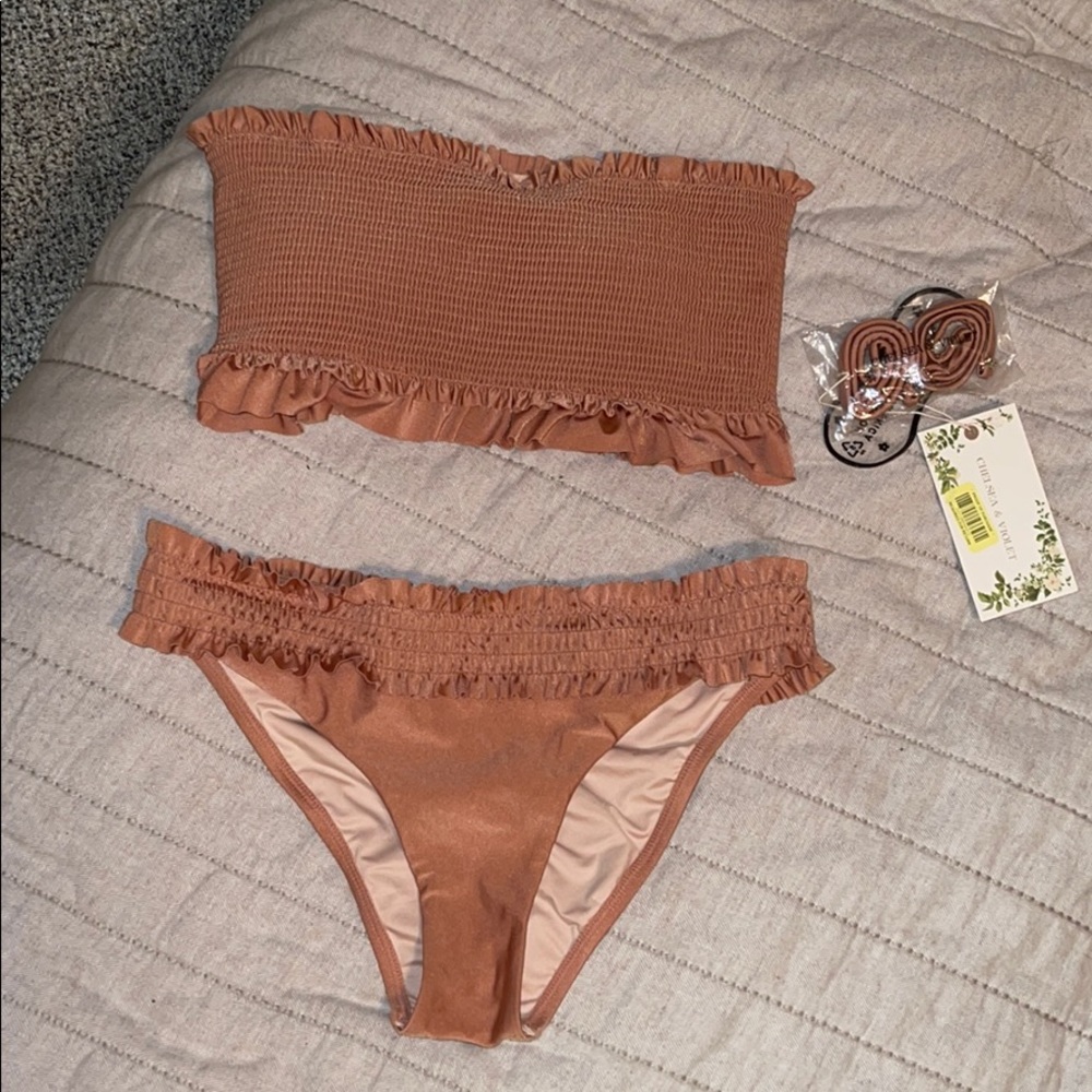 burnt orange bikini
